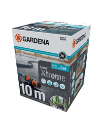 GARDENA Liano Textilschlauch 10 m mit Adapter für Innenarmaturen Set
