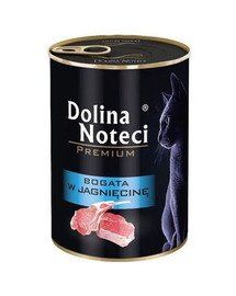 DOLINA NOTECI Premium Lamm-reich für ausgewachsene Katzen 400 g