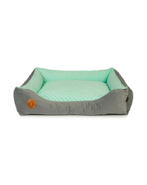 LAUREN DESIGN VELVET CEZAR lair grauer Samt + Minky Mint