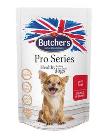BUTCHER'S ProSeries Dog mit Rindfleischpasteten in Sauce 100 g