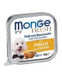 MONGE Fresh Dog Pastete mit Hühnchen 100 g