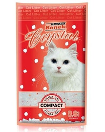 BENEK Super crystal compact Silica Gel Katzenstreu 7.6 l x 2 (15.2 l)