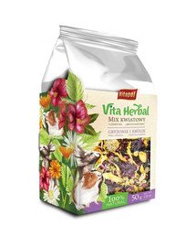 VITAPOL Vita Herbal Mix Floral für Nagetiere und Kaninchen 50g