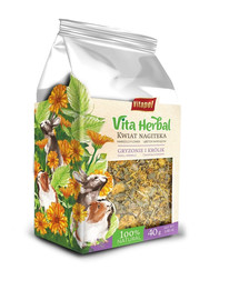 VITAPOL Vita Herbal Ringelblumenblüten für Nagetiere und Kaninchen 40g