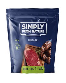 SIMPLY FROM NATURE Sausages with deer Würste mit Hirsch 300 g