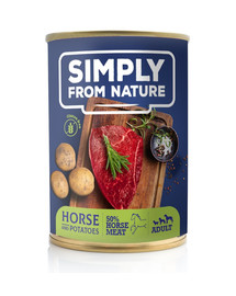 SIMPLY FROM NATURE Nasses Pferdefleisch mit Kartoffeln 400 g