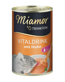 MIAMOR Trinkfein Suppe mit Huhn für Katze 12x135 g