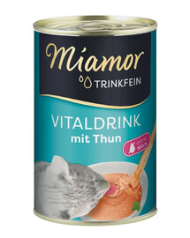 MIAMOR Trinkfein Suppe mit Thunfisch für Katze 12x135 g