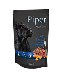 DOLINA NOTECI PIPER mit Lammfleisch, Karotten und braunem Reis 500 g Nassfutter für ausgewachsene Hunde