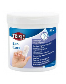 TRIXIE Ear Care Ohrenpflege, Fingerpads, 50 St