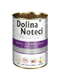 DOLINA NOTECI Premium reich an Kaninchen mit Moosbeere 400g