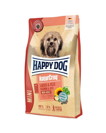 HAPPY DOG NaturCroq Mini Lachs & Reis 4kg Lachs und Reis