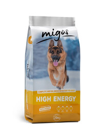MIGOS High Energy 20 kg für aktive Hunde