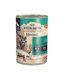 WIEJSKA ZAGRODA Forest Flavours Deer mit Schweinefleisch 400 g für ausgewachsene Hunde