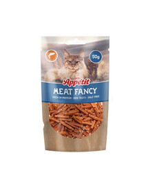 COMFY Appetit Maet Fancy Streifen Lachs Proteinreicher Leckerbissen für Katzen 50 g