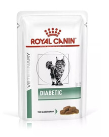 ROYAL CANIN Cat diabetic 4x12x85 g diätetisches Nassfutter für ausgewachsene Katzen mit Diabetes mellitus