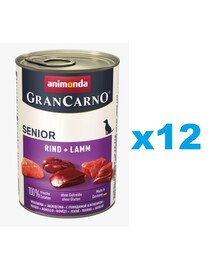 ANIMONDA GranCarno Senior Set mit Lamm und Kalb 12 x 800 g