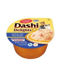 INABA Cat Dashi Delights Huhn und Thunfisch 70 g