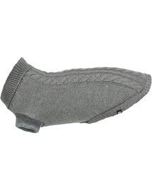 TRIXIE Kenton Hundepullover S 33 cm grau