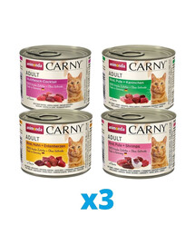ANIMONDA Carny Adult Mixpaket 12 x 200 g