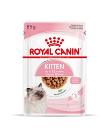ROYAL CANIN Kitten Instinctive in Soße Nassfutter in Soße für Kätzchen bis 12 Monate
