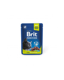 BRIT PREMIUM Pouch Lamb Sterilized 24x100g mit Lammfleisch für sterilisierte Katzen
