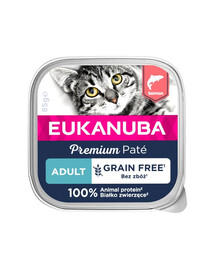 EUKANUBA Grain Free Adult Lachspastete 16 x 85 g