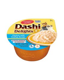 INABA Cat Dashi Delights Huhn und Jakobsmuscheln 70 g