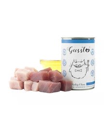 GUSSTO Cat Fresh Turkey&Tuna FRISCHES TRUTHAHN UND THUNFISCH 400 g