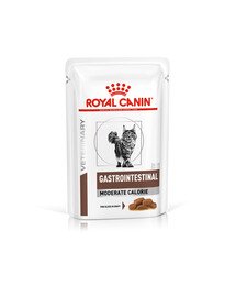 ROYAL CANIN Cat Gastro Intestinal Moderate Calorie Alleinfuttermittel für augewachsene Katzen 24 x 85 g