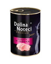 DOLINA NOTECI Premium Junior Truthahn-reiches Kätzchenfutter 400 g