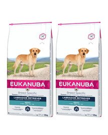 EUKANUBA Adult Breeds Specific Labrador Retriever Chicken 24 kg (2 x 12 kg)