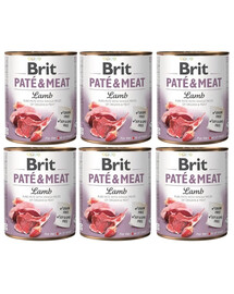 BRIT Pate&Meat lamb 6x800 g