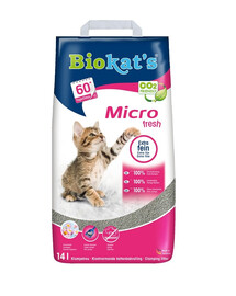 BIOKAT'S Micro Fresh Katzenstreu 14 l
