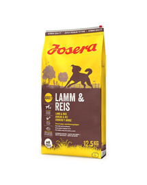 JOSERA Lamm & Reis 12,5kg für erwachsene Hunde mit Lammfleisch