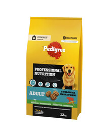 PEDIGREE Adult Professional Nutrition 12 kg mit Rindfleisch und Gemüse für große und mittelgroße Hunde
