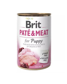BRIT Pate&Meat puppy 400 g Welpenpastete