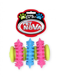 PET NOVA DOG LIFE STYLE Superdental Kauspielzeug Knochen Minze Aroma 7cm