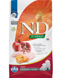 FARMINA N&D Kürbis Hund Welpe Medium & Maxi Huhn, Kürbis & Granatapfel 2,5 kg