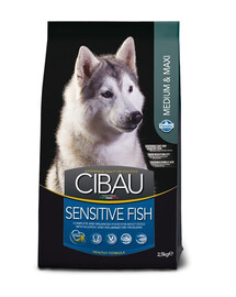 CIBAU Sensitive Adult Medium/Maxi 12kg+2kg GRATIS