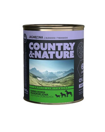 COUNTRY&NATURE Getreidefreies Lammfleischfutter 800 g