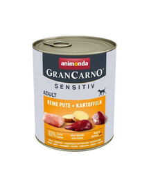 ANIMONDA Grancarno Sensitive Truthahn mit Kartoffeln 800 g