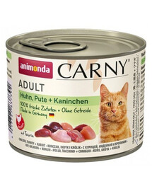 ANIMONDA Carny Adult HUHN, PUTE + KANINCHEN 200 g