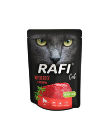 DOLINA NOTECI Rafi Cat Katzennassfutter mit Rindfleisch 300 g