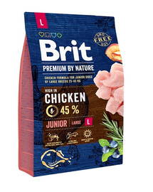 BRIT Premium By Nature Junior Large L 3 kg