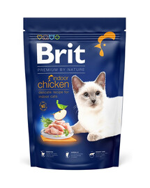 BRIT Cat Premium by Nature Indoor chicken 1,5 kg