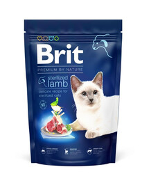 BRIT Cat Premium by Nature Sterilised lamb 1,5 kg