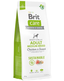 BRIT Care Sustainable Adult Medium Breed mit Huhn und Insekten 12 kg