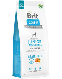 BRIT Care Grain-free Junior Large Breed Trockenfutter mit Lachs 12 kg