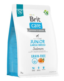 BRIT Care Grain-free Junior Large Breed Trockenfutter mit Lachs 3 kg